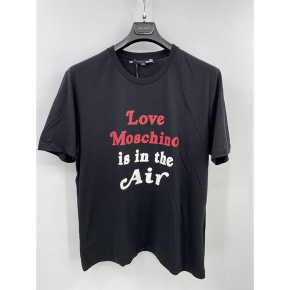 Moschino Graphic T-shirt Love Is In The Air Size XXXL NWT (runs Small) (A-4)